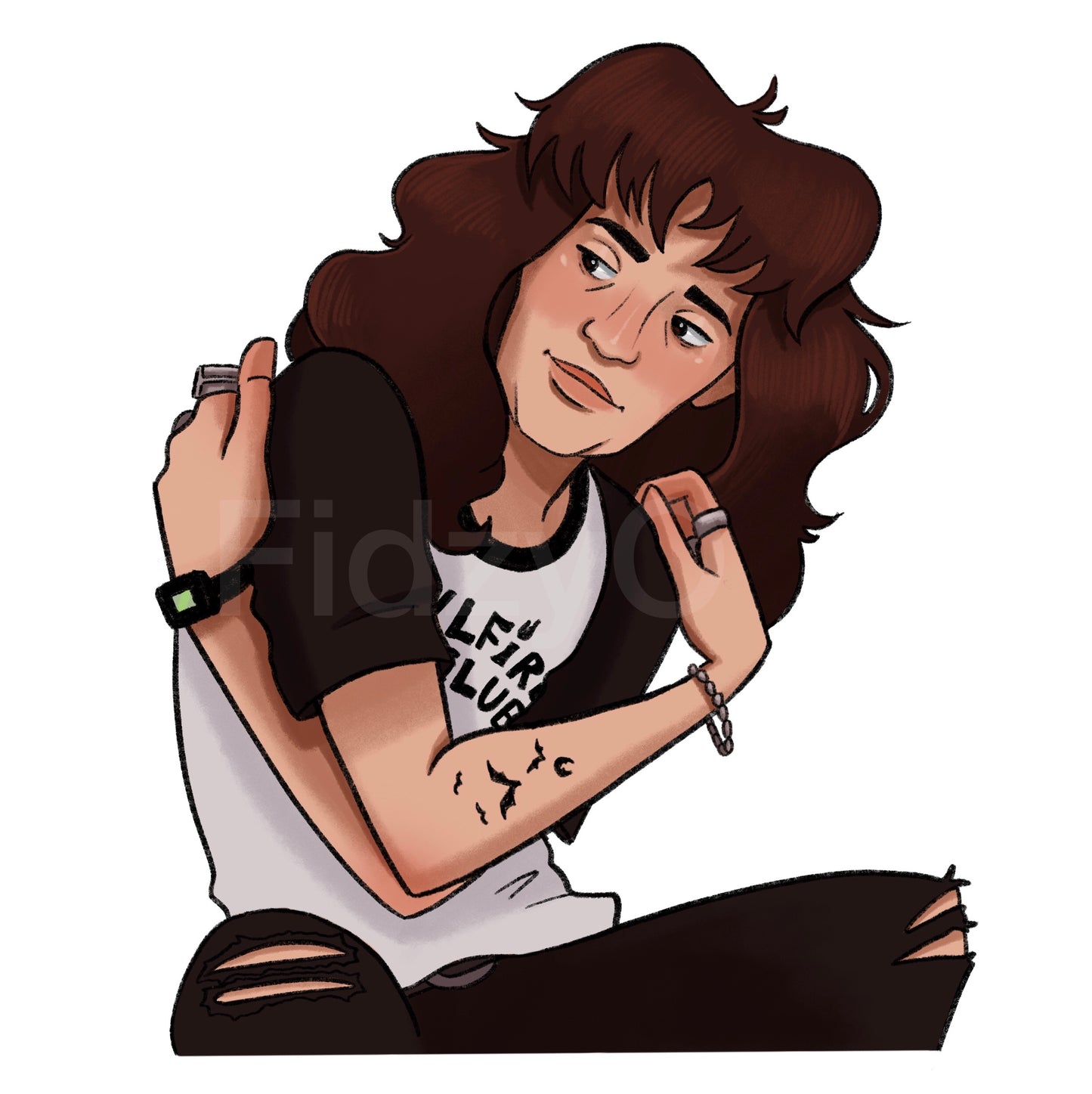 Eddie "The DM" Munson Sticker