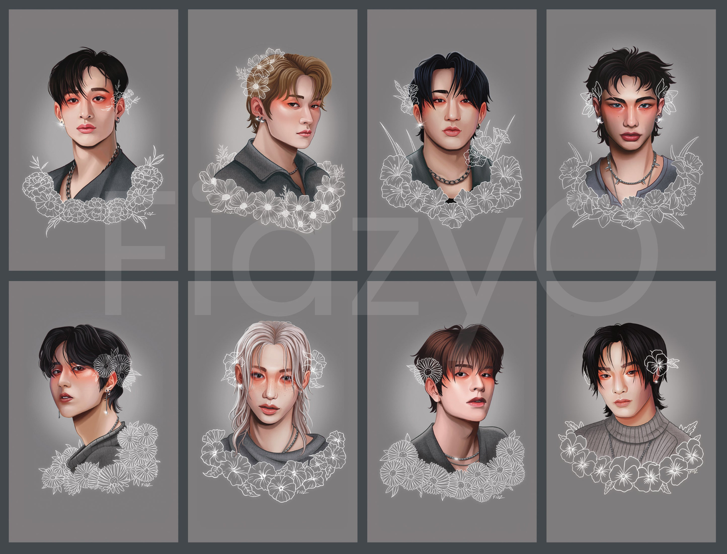 Stray Bouquet Photocards