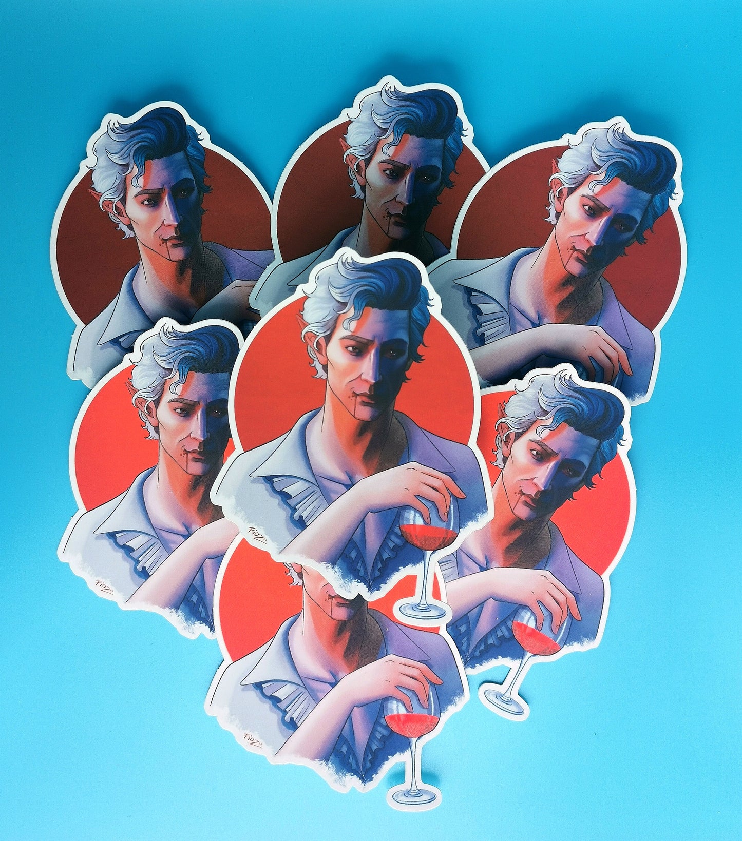 The Pale Elf Mirror Sticker