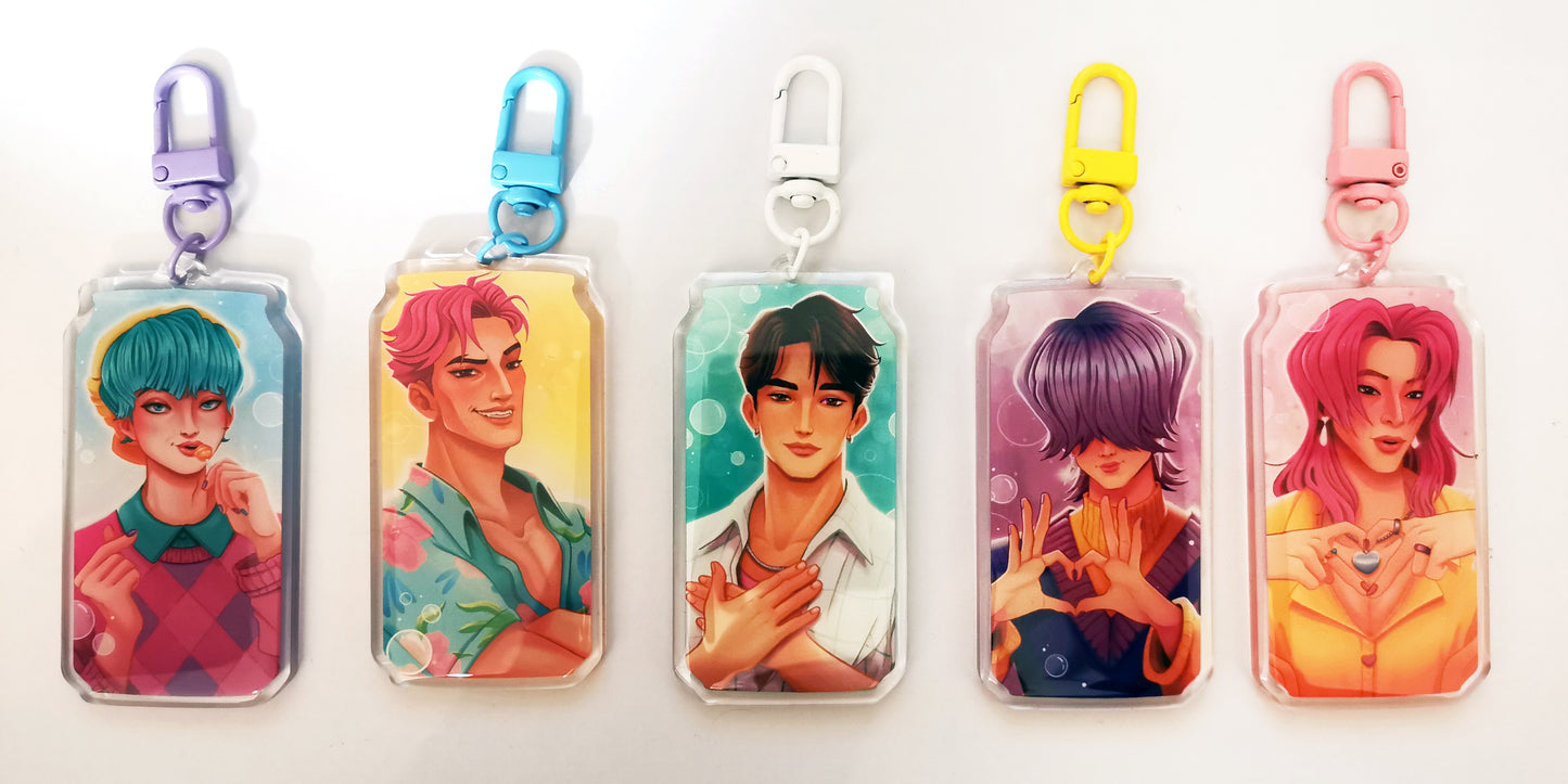 My Little Soda Pop Keychains