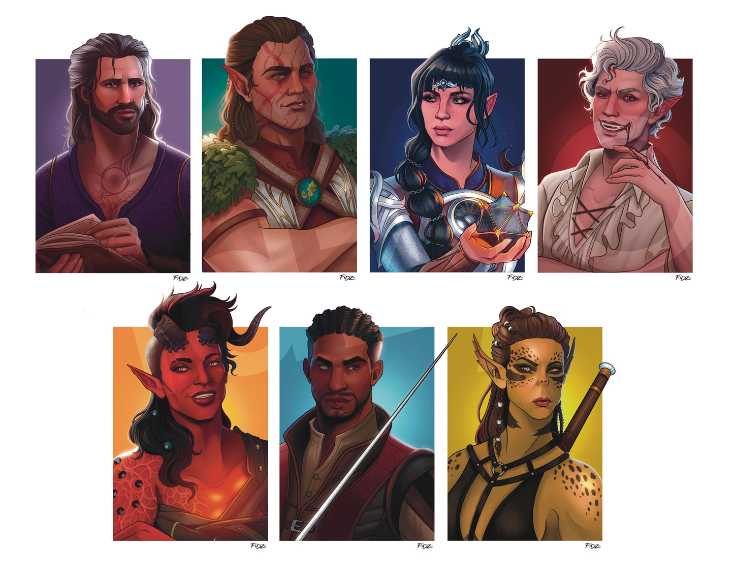 BG3 A5 Portraits